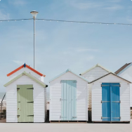 Country cabins and utility blocks